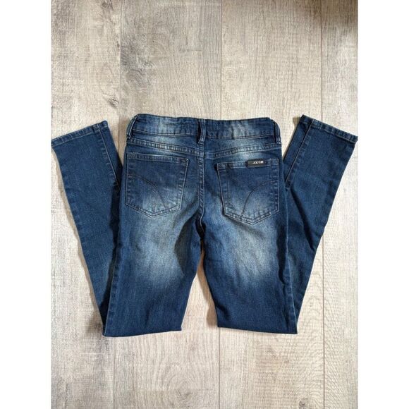 Joes Jeans Youth Size 10 Skinny Fit Denim‎ Pants Distressed Wash Blue Stretch - Picture 3 of 4